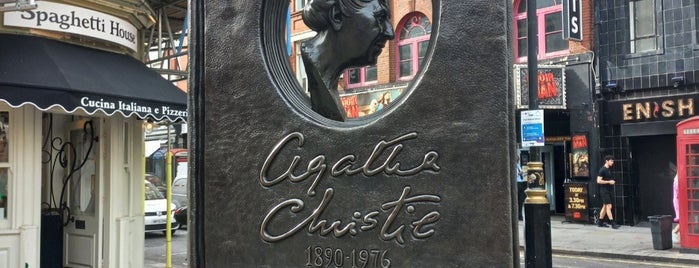 Agatha Christie Statue is one of London Calling.