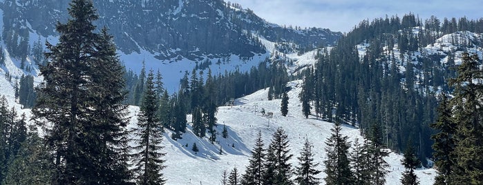Alpental Ski Area is one of Backcountry skiing around Snoqualmie Pass, WA.