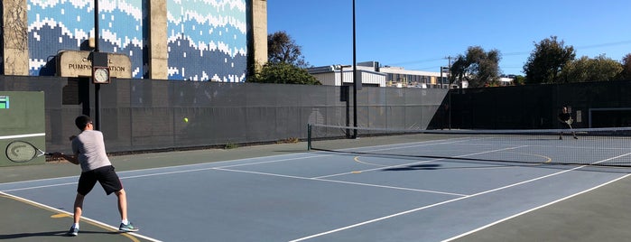 Mission Creek Park Tennis Court is one of Bay Area Outdoors.