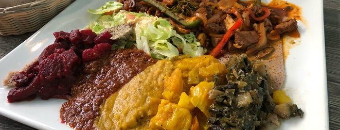 Tadu Ethiopian Kitchen is one of Lugares favoritos de Ashok.