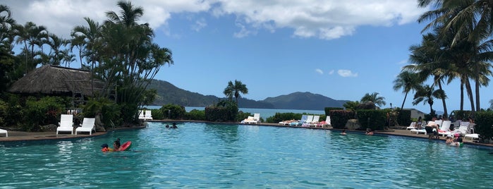 Poolside. Hamilton Island is one of Pacific Trip not visited.