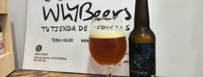 WHYBeers - Tu tienda de cervezas is one of สถานที่ที่บันทึกไว้ของ Davide.