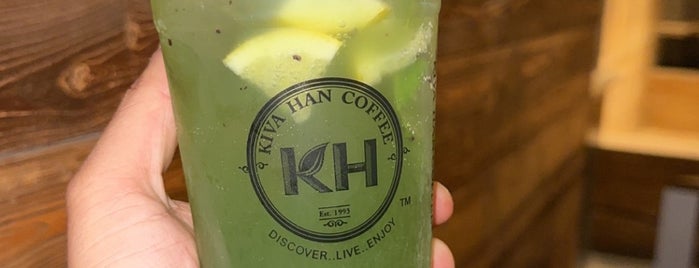 Kiva Han Coffee is one of Riyadh Coffee Shops- working/studying.