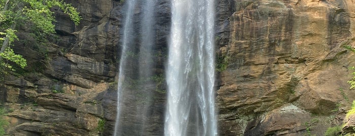 Top of Toccoa Falls is one of Waterfalls - 2.