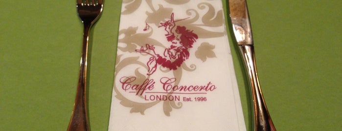 Caffè Concerto is one of London Favourite.