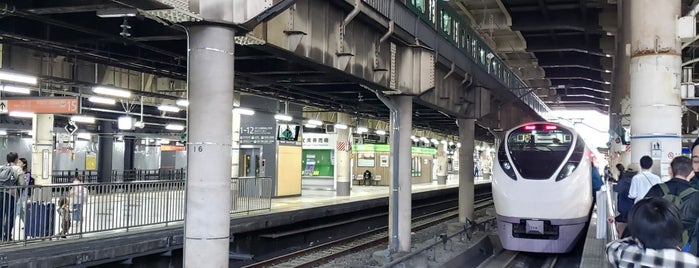 JR Platforms 16-17 is one of 上野駅.