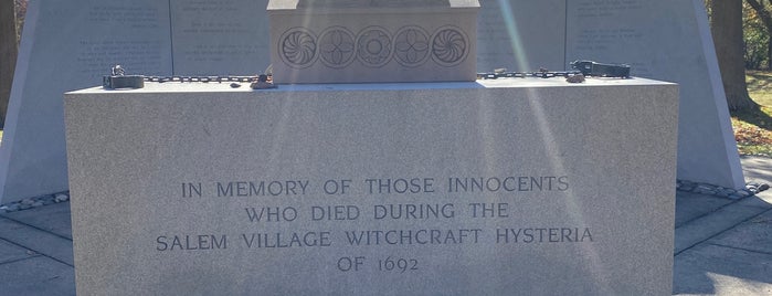 Salem Village Witch Trials Memorial is one of Places I've Been - Massachusetts.