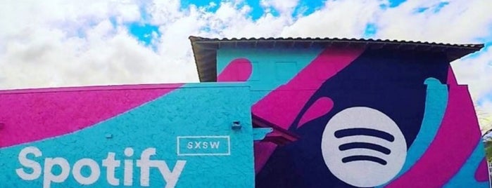 Spotify House at SXSW is one of Spotify spots  #lifeatSpotify.