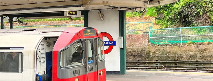 South Ealing London Underground Station is one of Stations - LUL used.