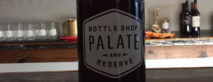 Palate Bottle Shop & Reserve is one of Lieux qui ont plu à Wes.