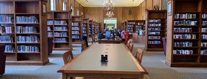 The Public Library of Brookline is one of Boston - Free WiFi.