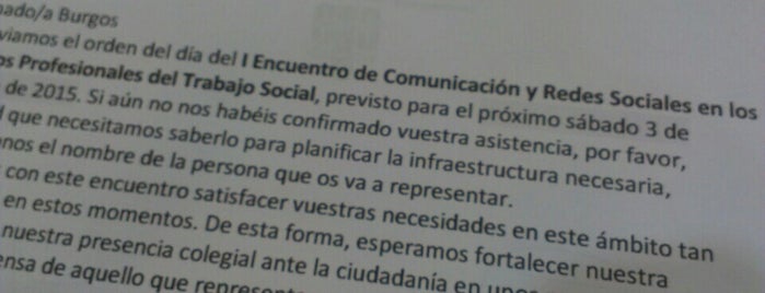 Consejo General del Trabajo Social is one of Trabajo Social Powah!!!.