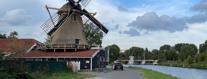 Krijtmolen d'Admiraal is one of Amsterdam Windmills.