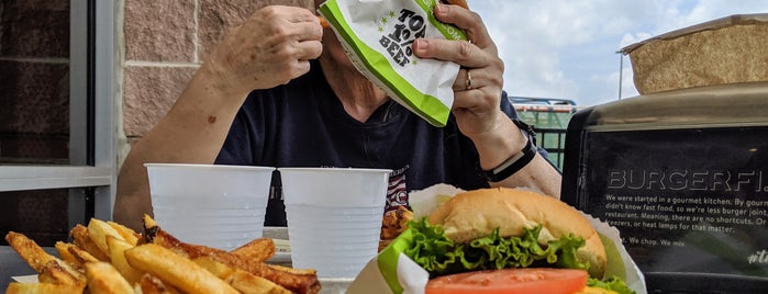 BurgerFi is one of The 13 Best Places for Angus Burgers in San Antonio.