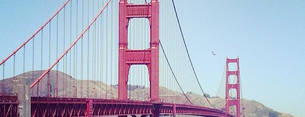 Golden Gate Bridge is one of SF to SD one bite at a time.