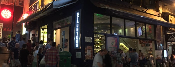Staunton's Wine Bar and Café is one of HK Watering Holes.