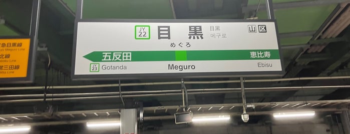 JR Meguro Station is one of Locais curtidos por Masahiro.