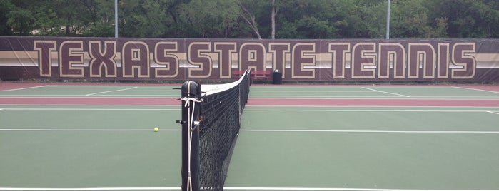 Texas State University Tennis Courts is one of Tempat yang Disukai Gypsy.