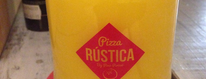 Rústico pizza is one of Con mi 💏.