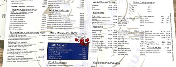 le homard bleu is one of Normandiya.