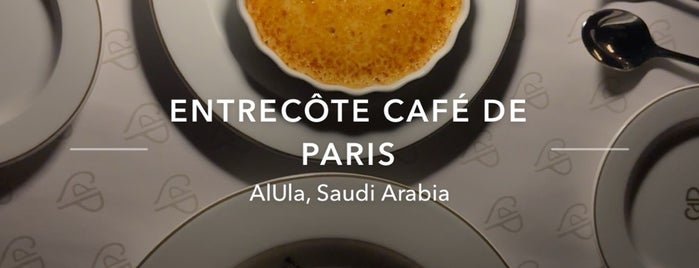 Entrecôte Café de Paris is one of AlUla, Saudi Arabia 🇸🇦.