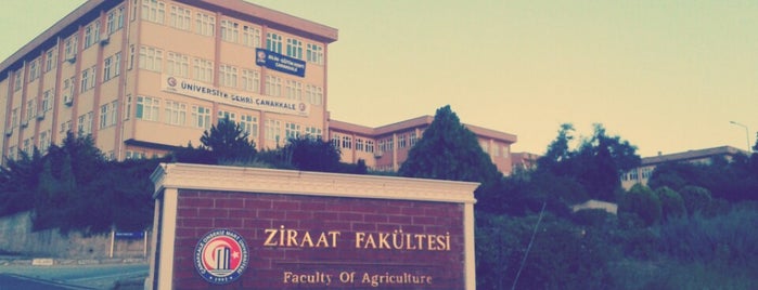 ÇOMÜ Ziraat Fakültesi is one of Tempat yang Disukai Ahmet Zafer.