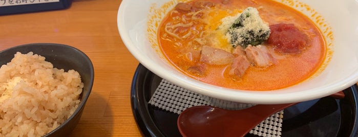 あうわ is one of トマトラーメン / Tomato Ramen.