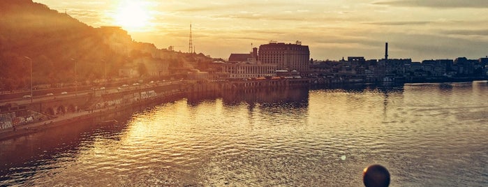 Parkovy Bridge is one of Kyiv.To go.