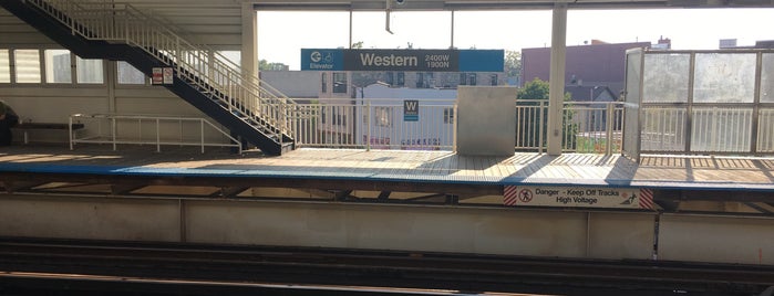 CTA - Western is one of Chicago.