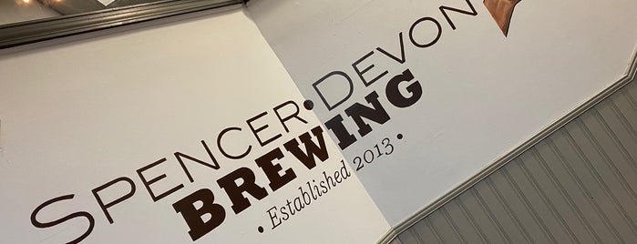 Spencer Devon Brewing is one of Tempat yang Disukai Eric.
