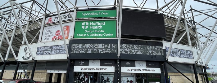 Pride Park Stadium is one of Great Britain Football Stadiums.