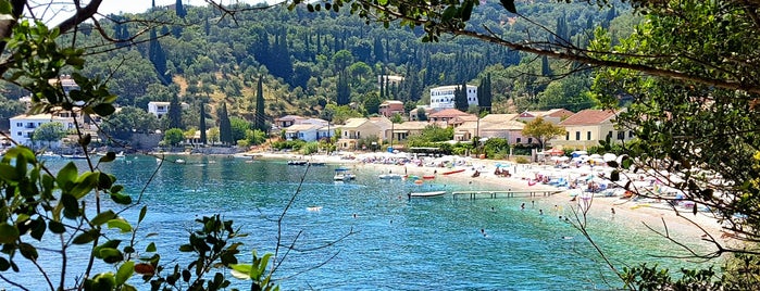 Kalami Beach is one of Greece. Corfu.