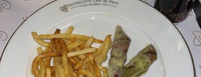 Entrecôte Café de Paris is one of Burger And Steaks.