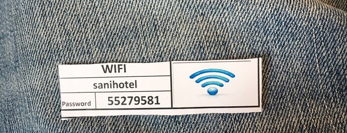 Sani Hotel is one of Passwords.