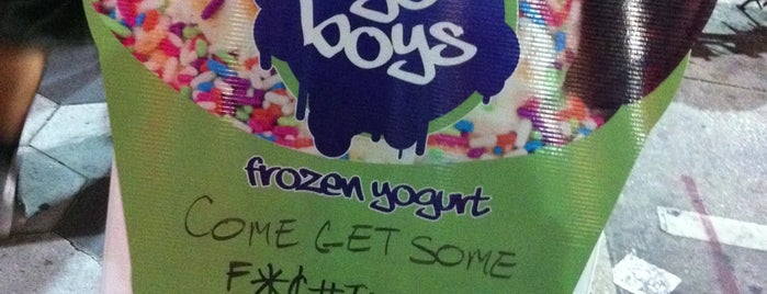 Yo Boys Frozen Yogurt is one of Fill my bellay.