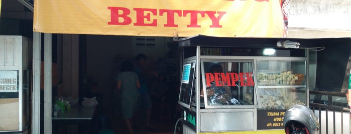 Pempek Palembang Betty is one of Kuliner Bekasi.