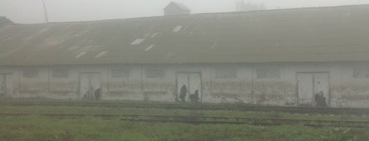 Станція «Городище» is one of Залізничні вокзали України.