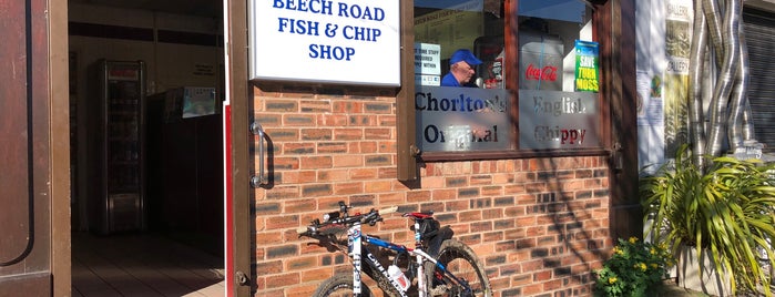 Beech Road Fish & Chip Shop is one of Chorlton Food & Drink.