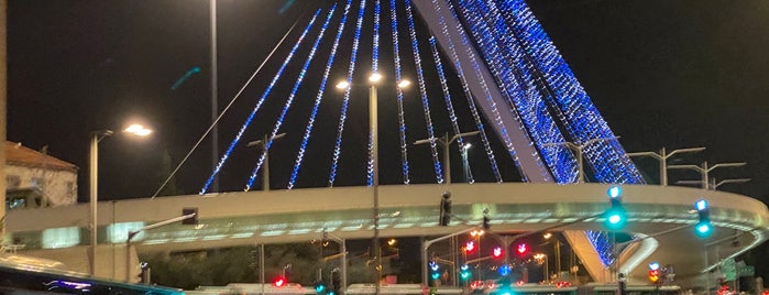 Calatrava Bridge is one of Jerusalem, Israel.