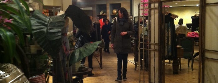 Anthropologie is one of New York shops.