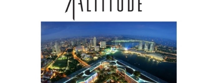 1-Altitude is one of Singapore Rooftop Bars.