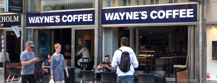 Wayne’s Coffee is one of Nice places to hang out.