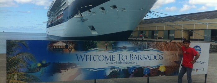 Barbados Cruise Terminal is one of Barbados Beaches Near The Cruise Port.