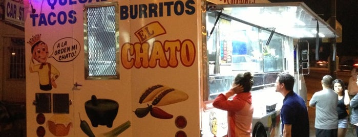 El Chato Taco Truck is one of FiveThirtyEight's Best Burrito contenders.