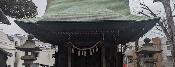 野沢稲荷神社 is one of 自転車でお詣り.