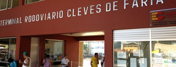 Terminal Rodoviário Cleves de Faria is one of lugares que curto.