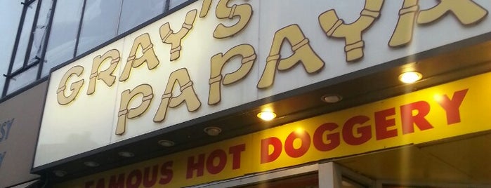 Gray's Papaya is one of NYC TRIP.