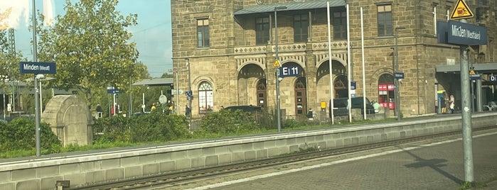 Bahnhof Minden (Westf) is one of Bahnhöfe besucht !.