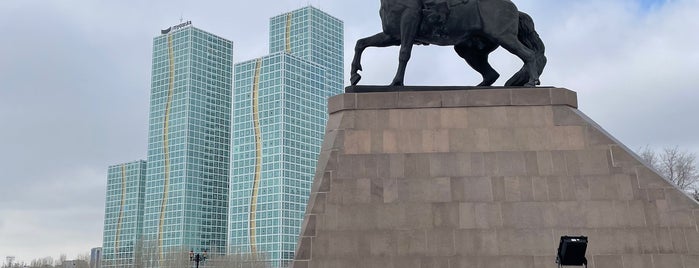 Кенесары хан ескерткіші / Kenesary Khan monument is one of Astana.