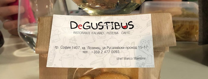 DeGustibus is one of Ресторанти.